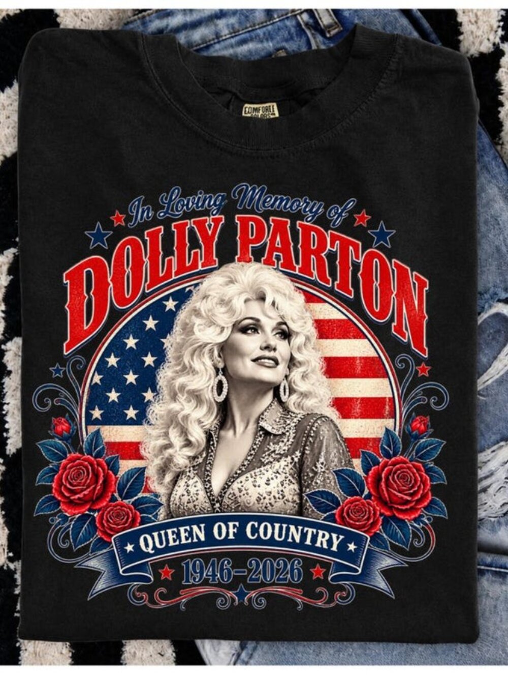 Dolly Parton RIP Shirt, Dolly Parton Memorial Shirt